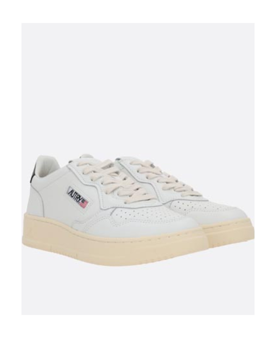 Autry Tie Low-top Sneakers In White