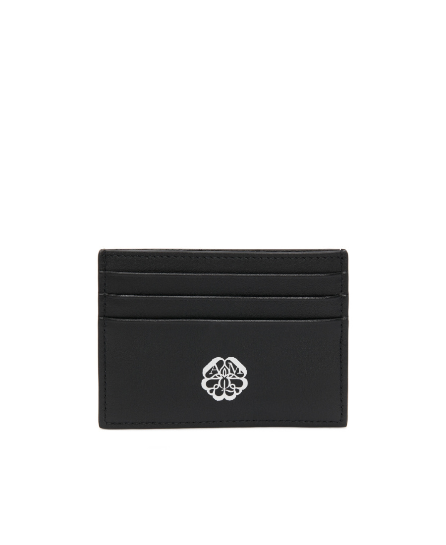 ALEXANDER MCQUEEN ALEXANDER MCQUEEN THE HARNESS LOGO PRINTED CARD HOLDER