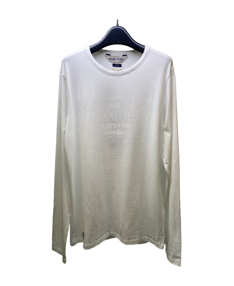 ARMANI JEANS LOGO LONG-SLEEVED T-SHIRT
