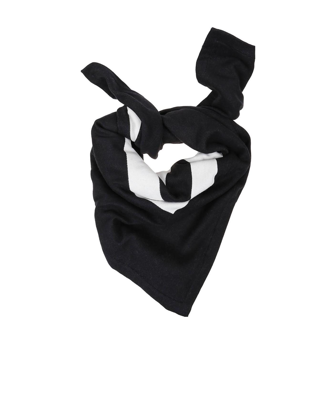 Givenchy Intarsia-knit Logo Scarf In Black