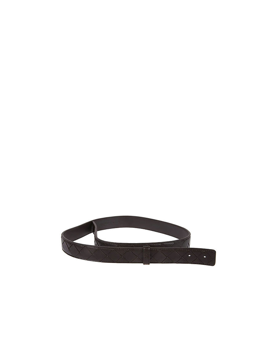 Bottega Veneta Perforated Belt In Brown