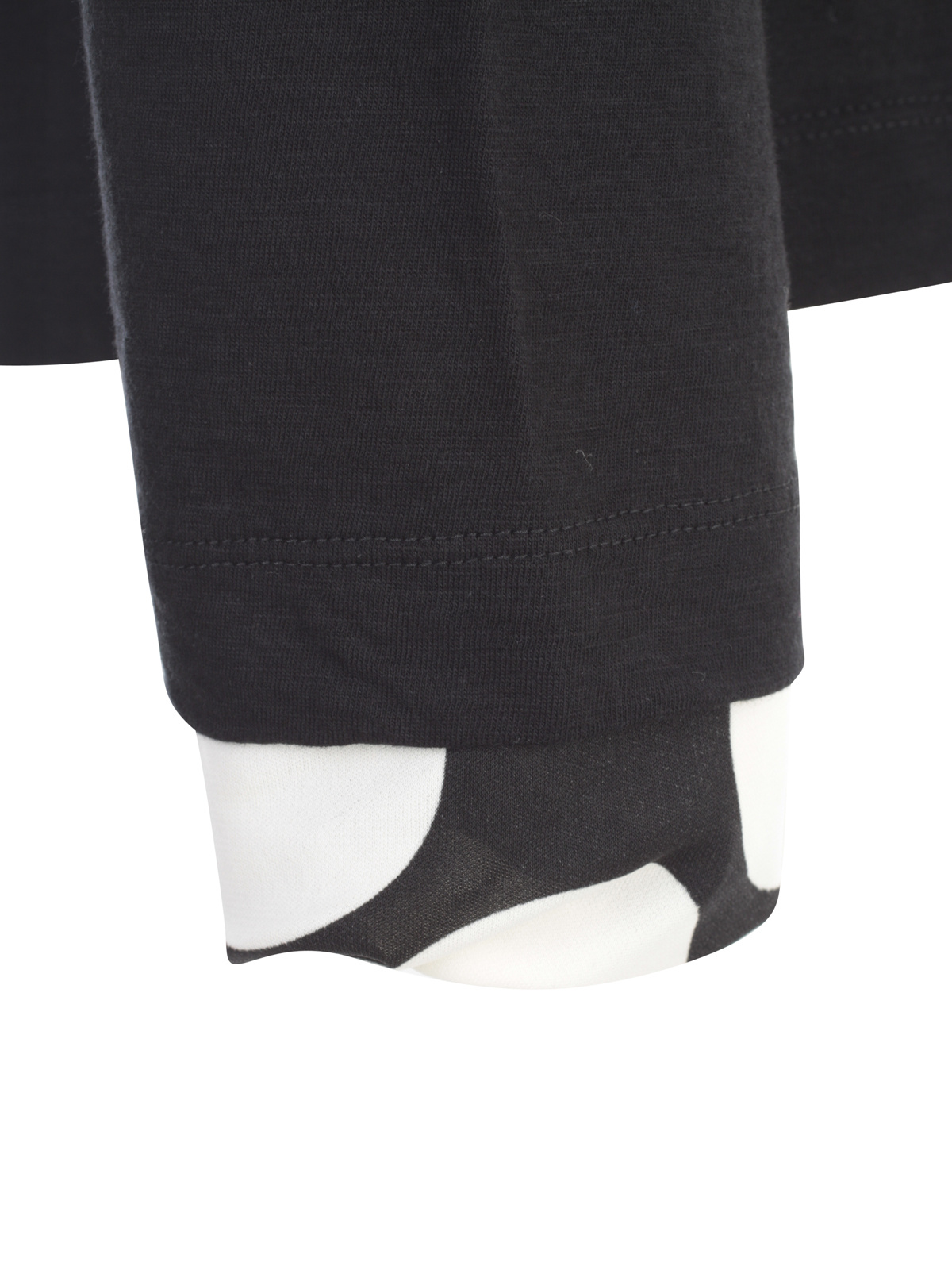 Y's Long-sleeved T-shirt With Round Neck In Black