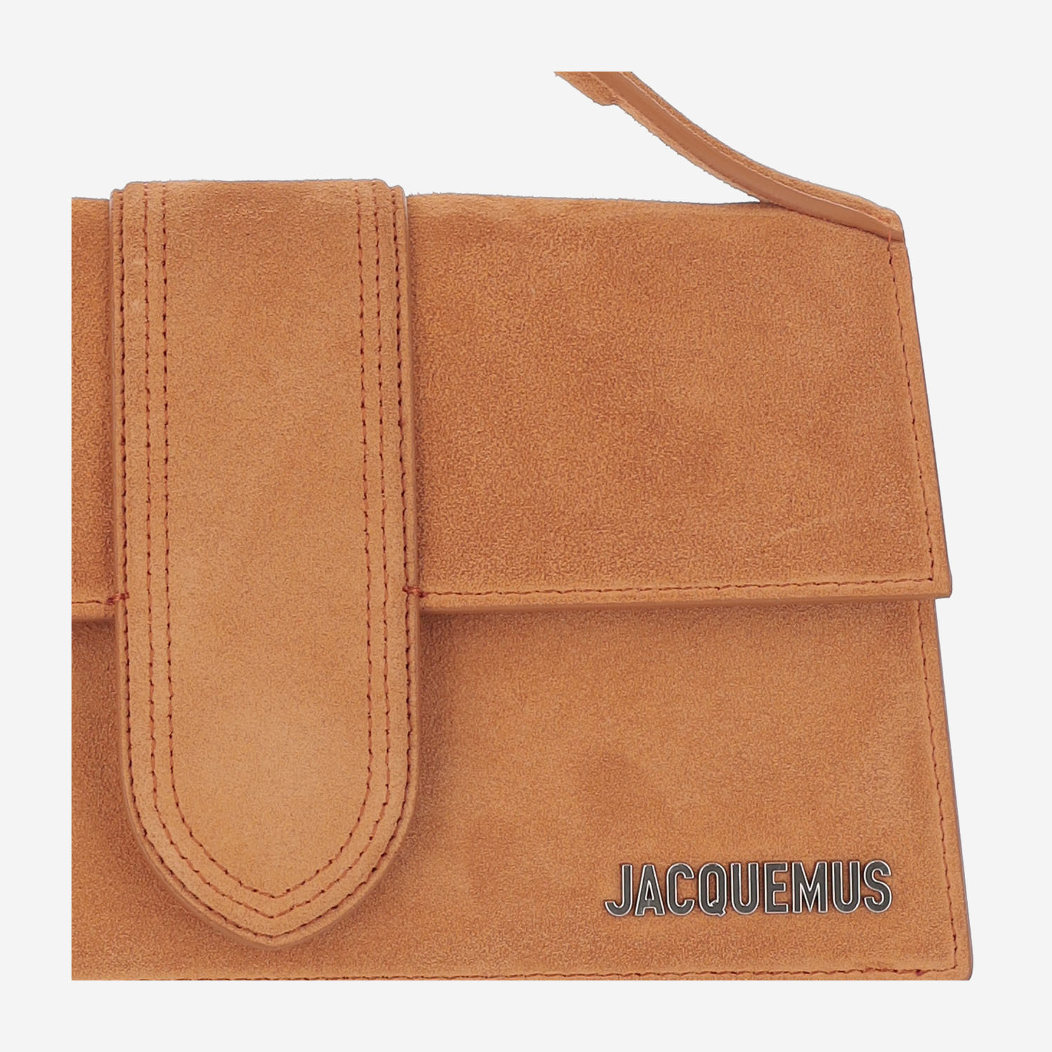 Jacquemus Womens Terracotta Le Grand Bambino Leather Top Handle Bag In Brown