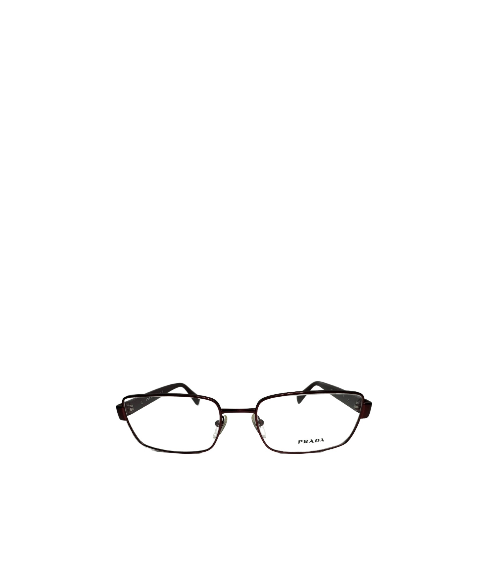 Prada Logo Flat Mirror In White
