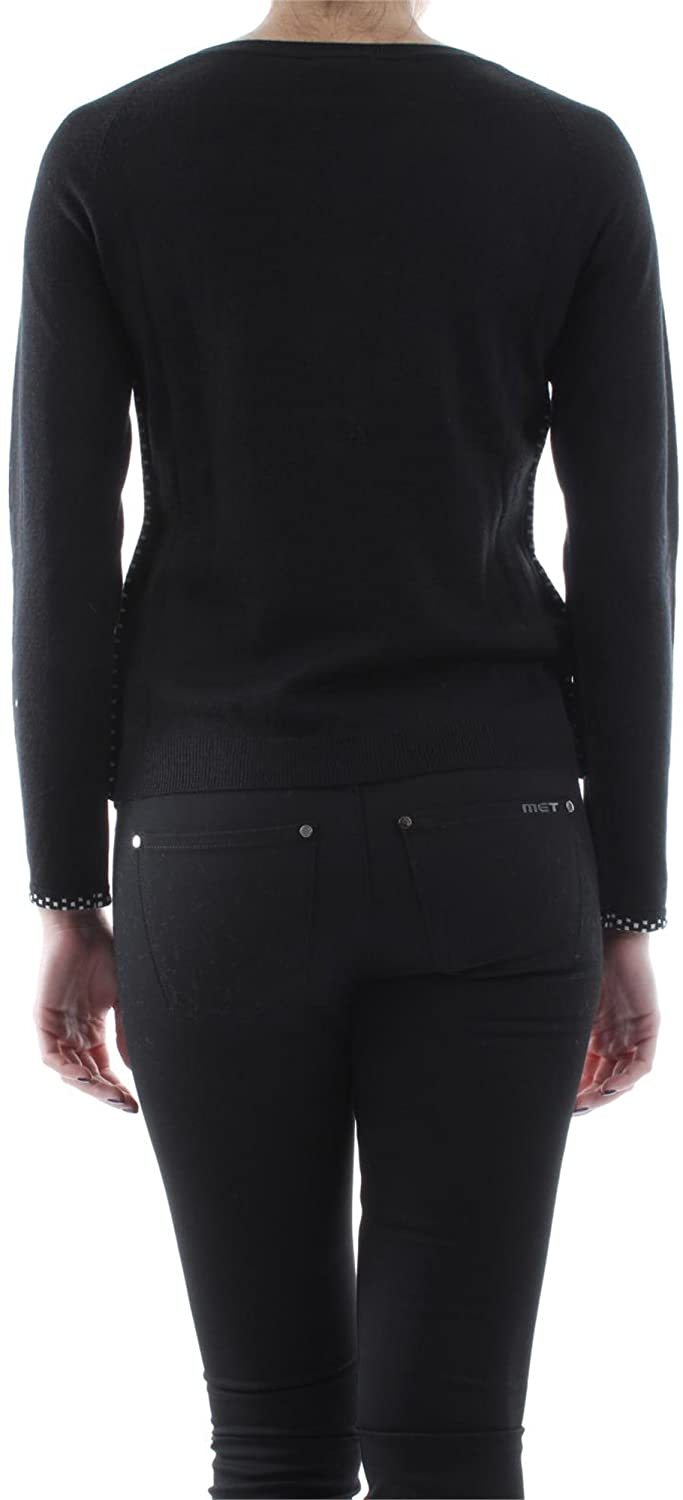 Armani Jeans Long-sleeved Pullover In Black
