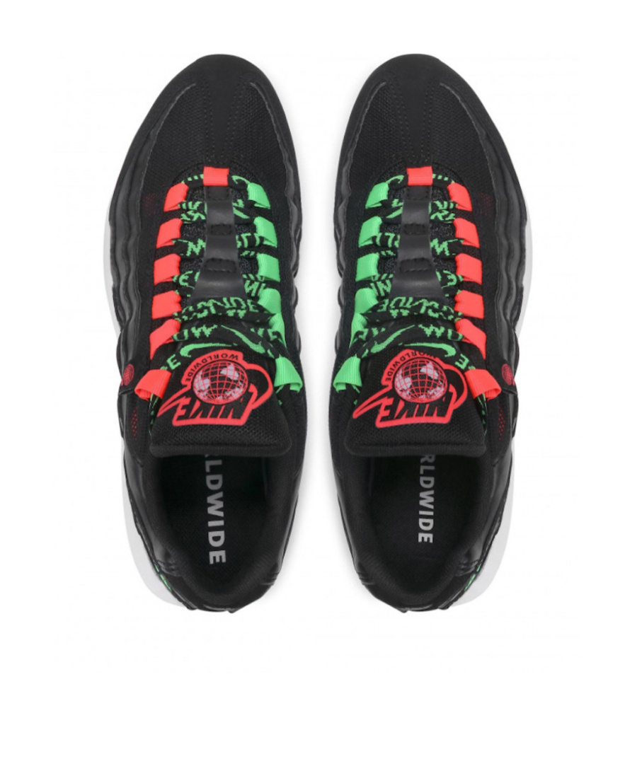 Nike Lace Up Sneakers In Black