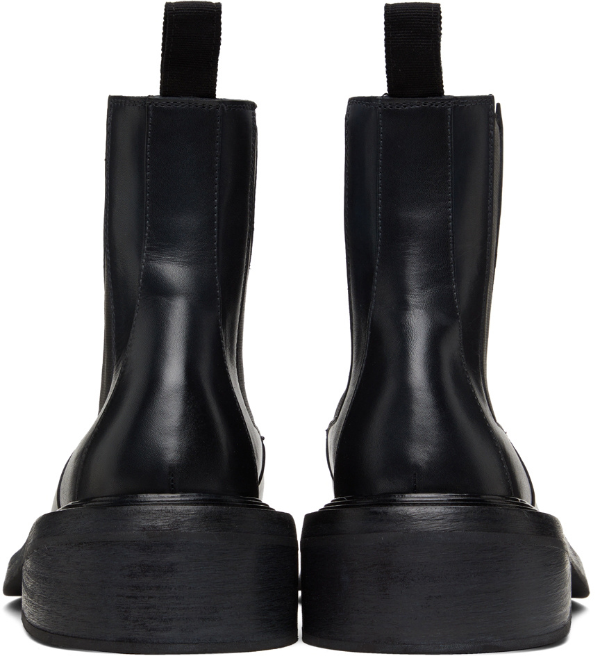 Marsèll Cassettino Square-toe Ankle Boots In Black