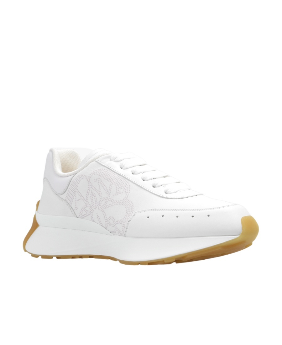 Alexander Mcqueen Sprint Runner Lace-up Sneakers In White