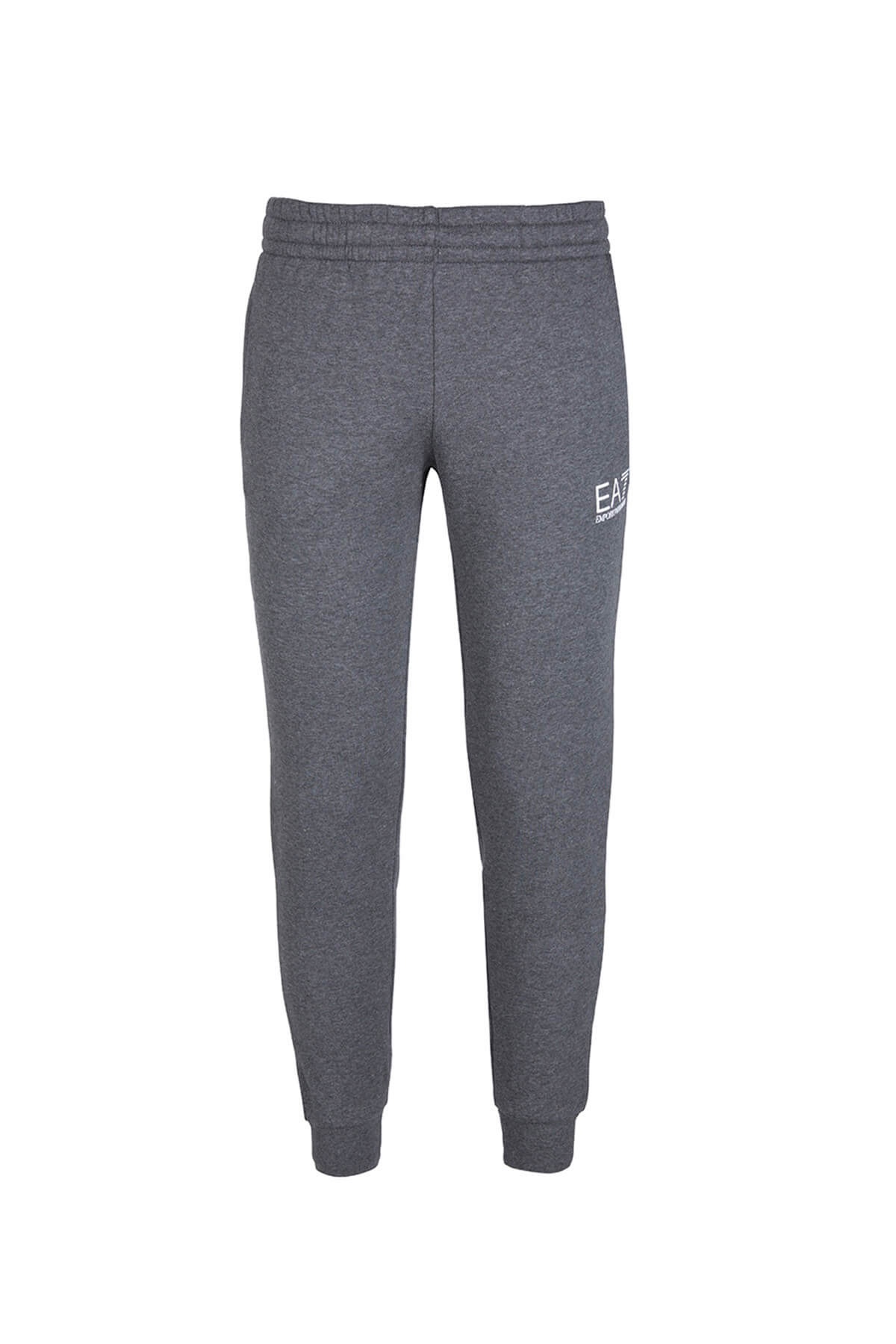 Ea7 Logo Printed Two-piece Sports Suit In Gray