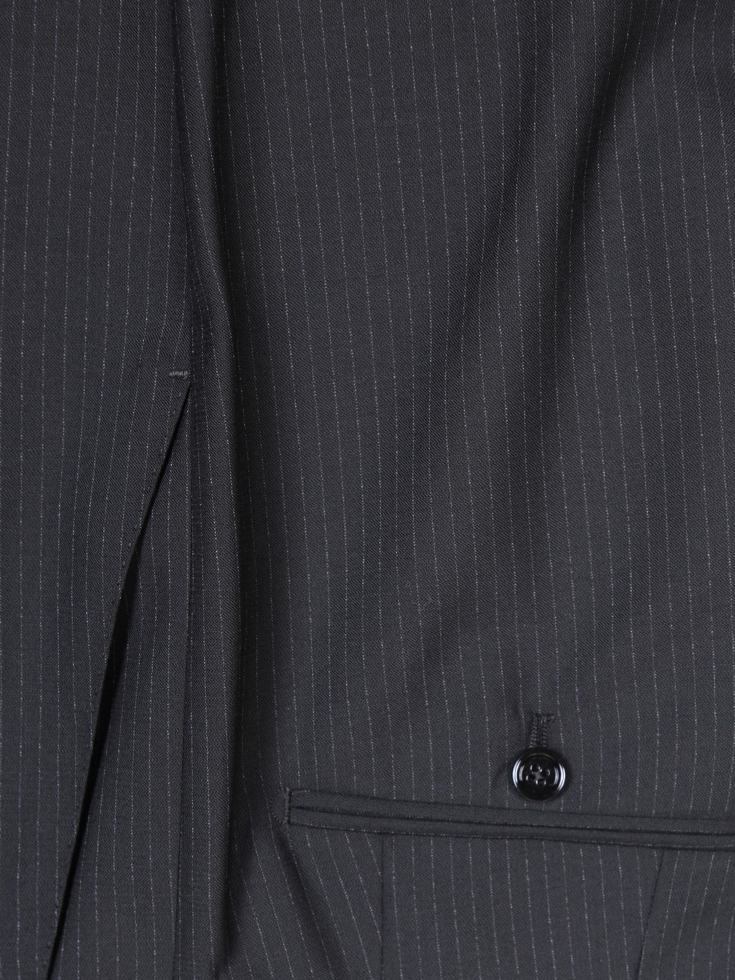 Lardini Pinstriped Single-breasted Suit In Black