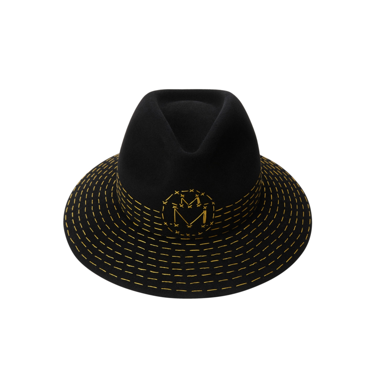 MAISON MICHEL LOGO EMBROIDERED HAT