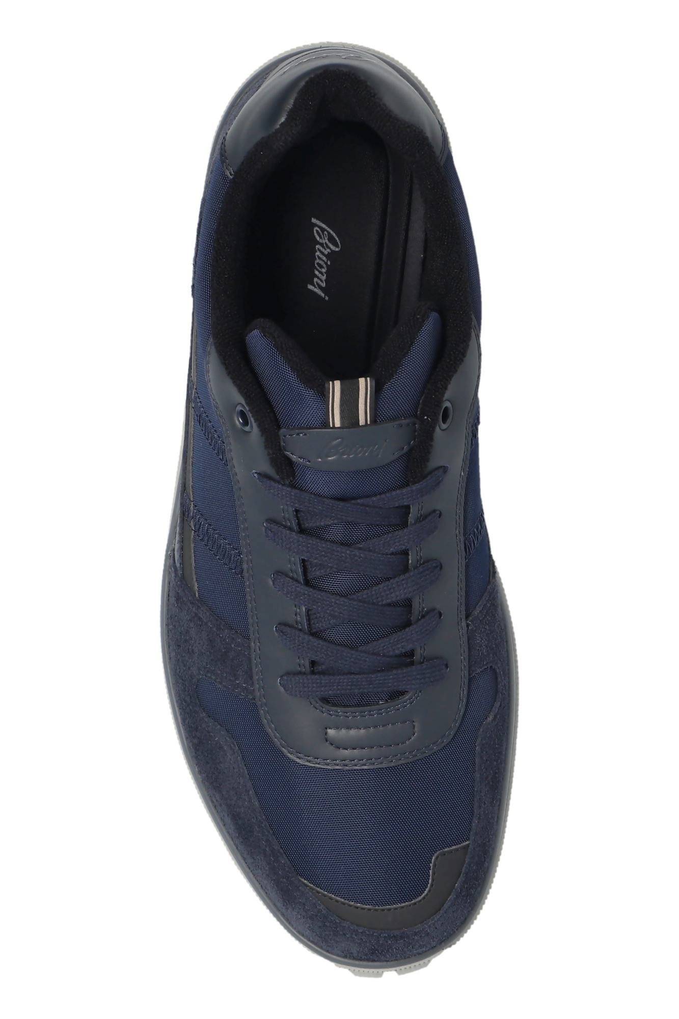 Brioni Crossing Lace-up Sneakers In Black