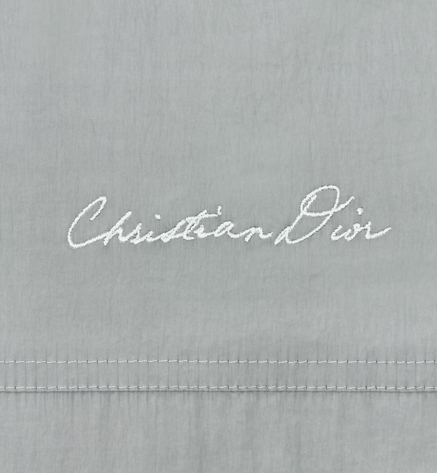 Dior Windproof Casual Jacket In Gray
