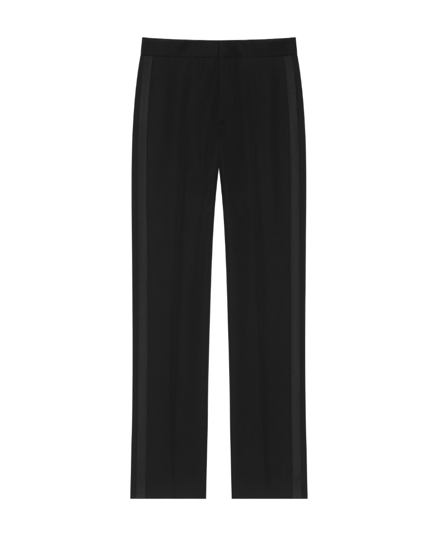 Givenchy Concealed-fastening Tailored Trousers In Black