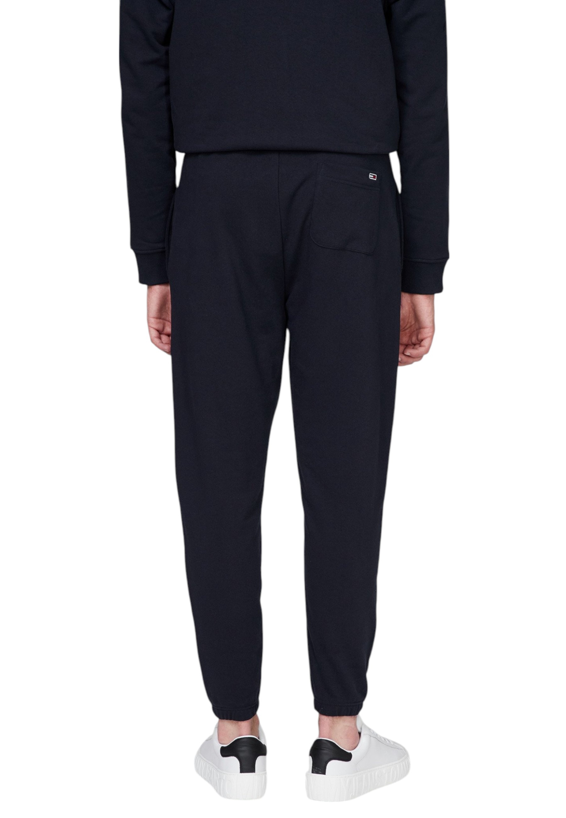 Tommy Hilfiger Straight Cotton-blend Track Pants In Blue