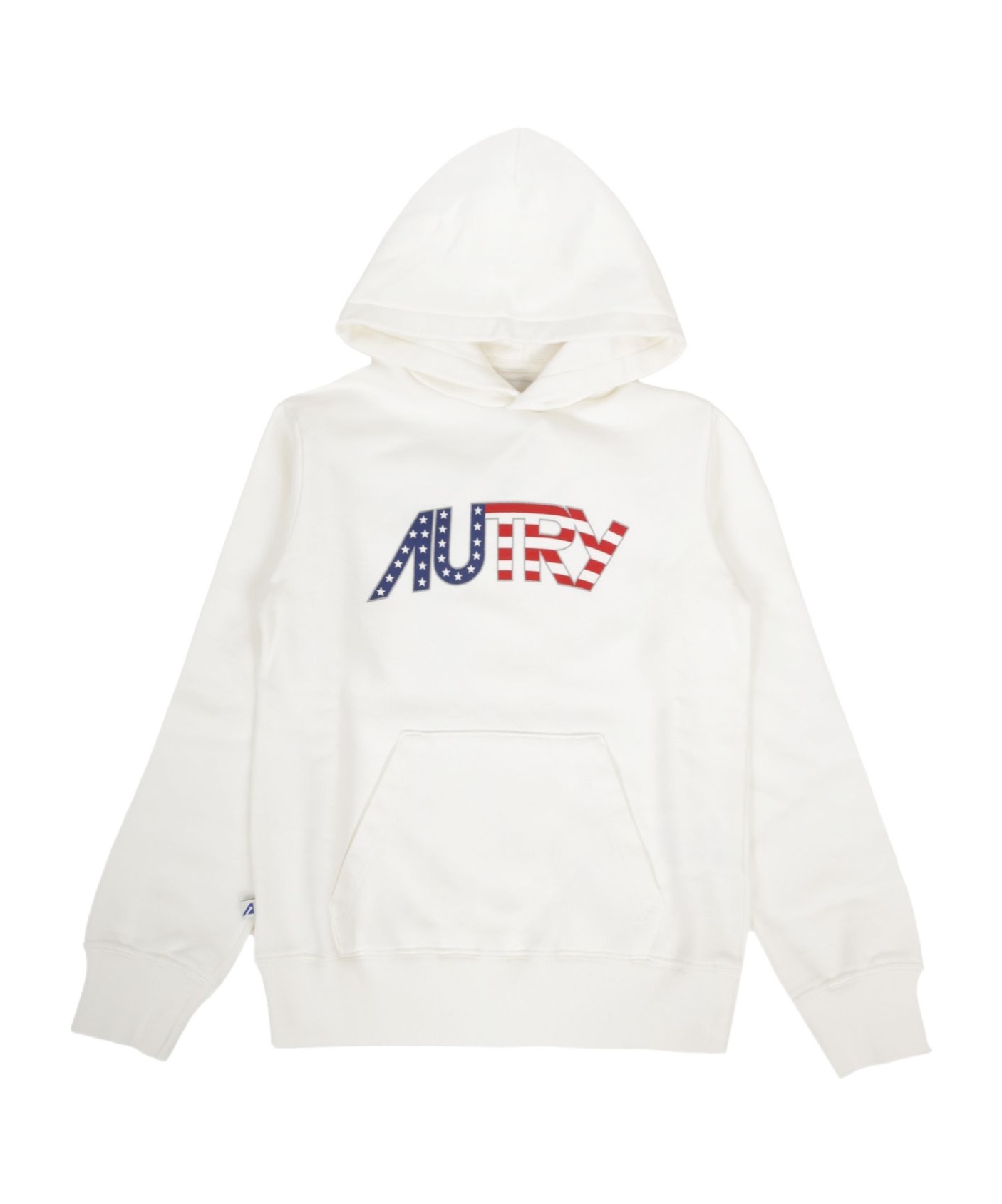 Autry White Hoodie For Kids With Logo In White