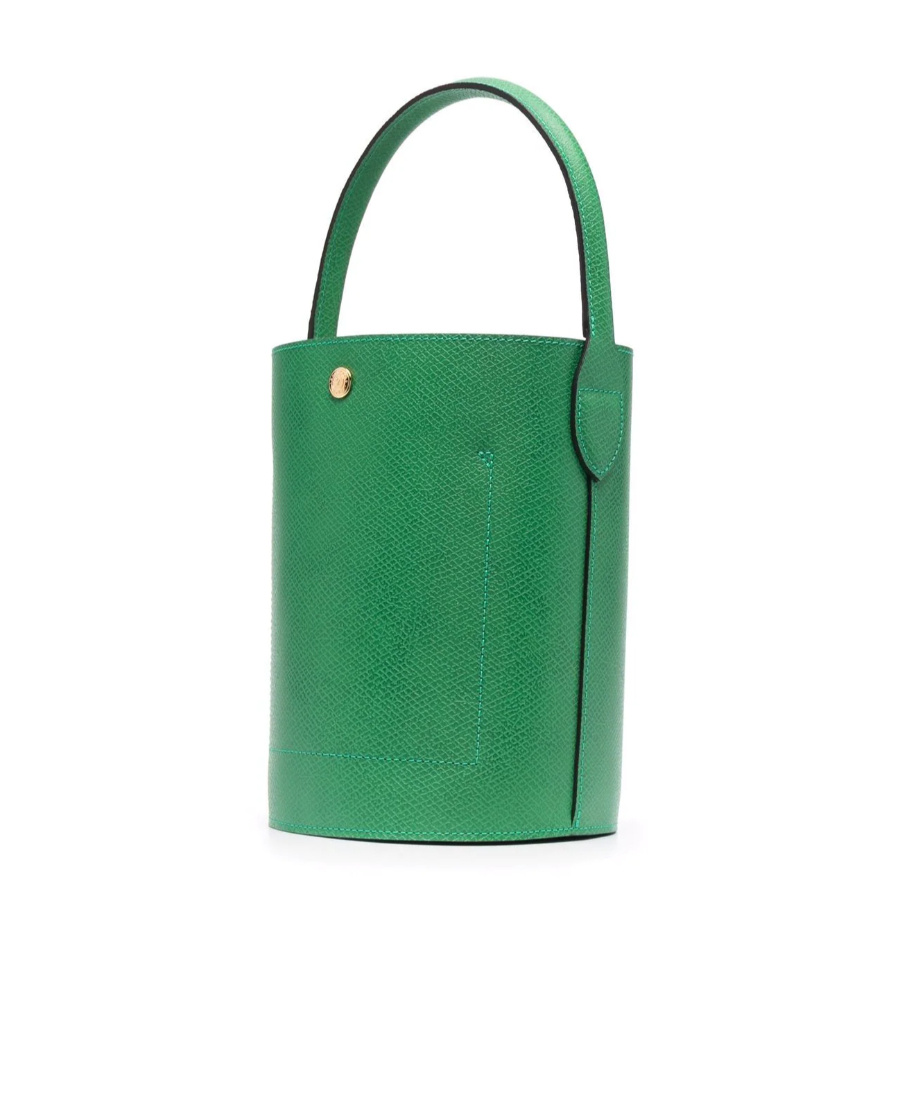 Longchamp Xs Epure Leather Crossbody Bag In Green
