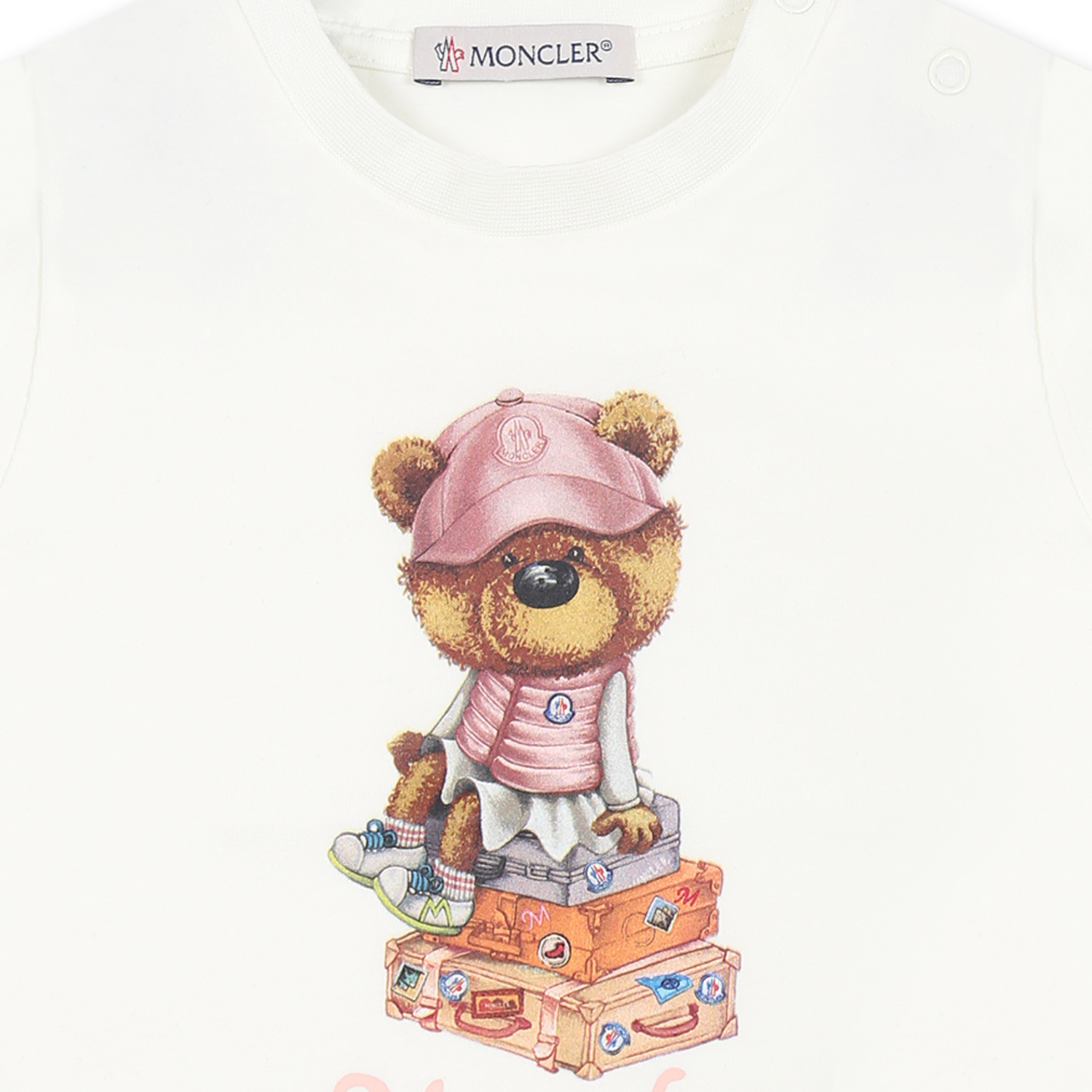 Moncler Short-sleeved T-shirt In White