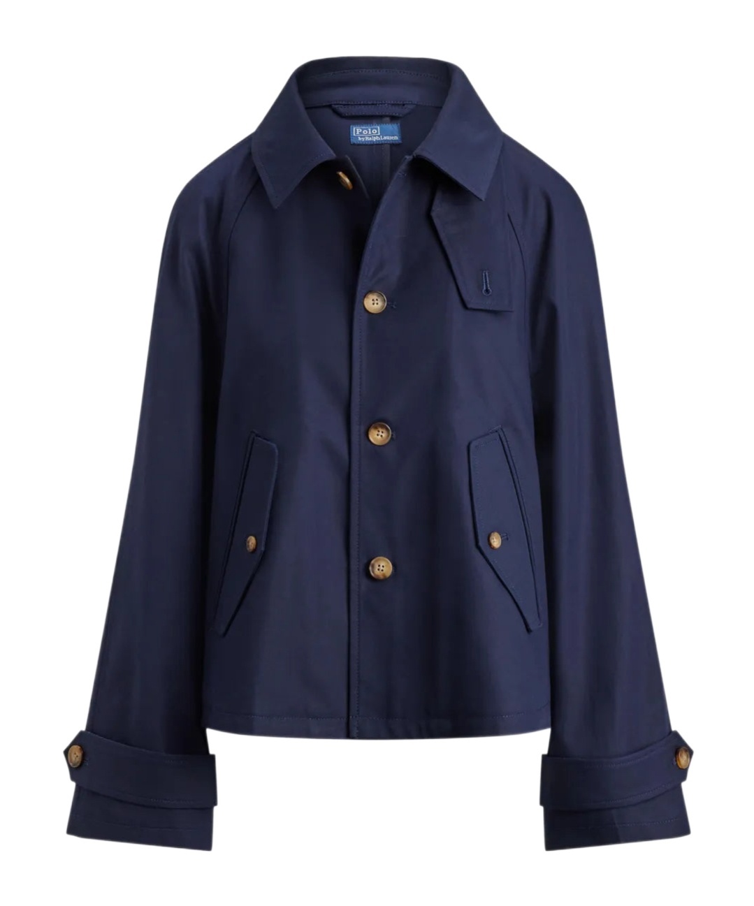 Polo Ralph Lauren Buttoned Jacket In Brown