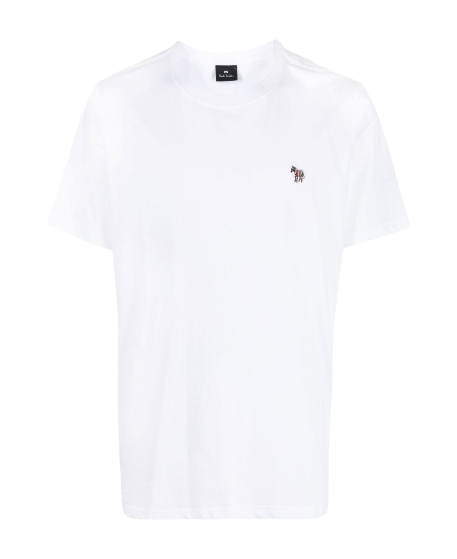 PAUL SMITH ZEBRA LOGO-PATCH T-SHIRT