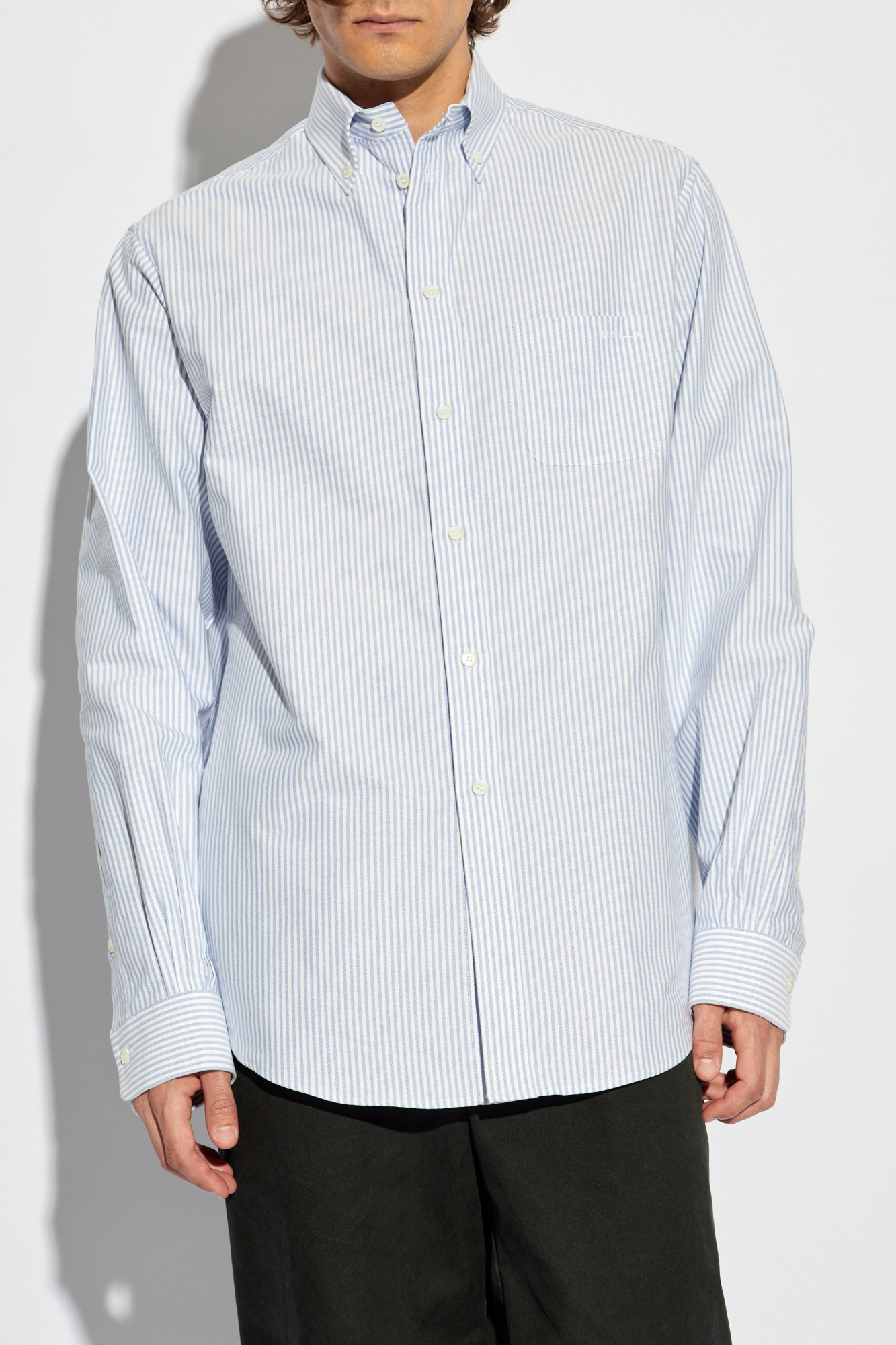 Bally Men's Shirt With Logo In White