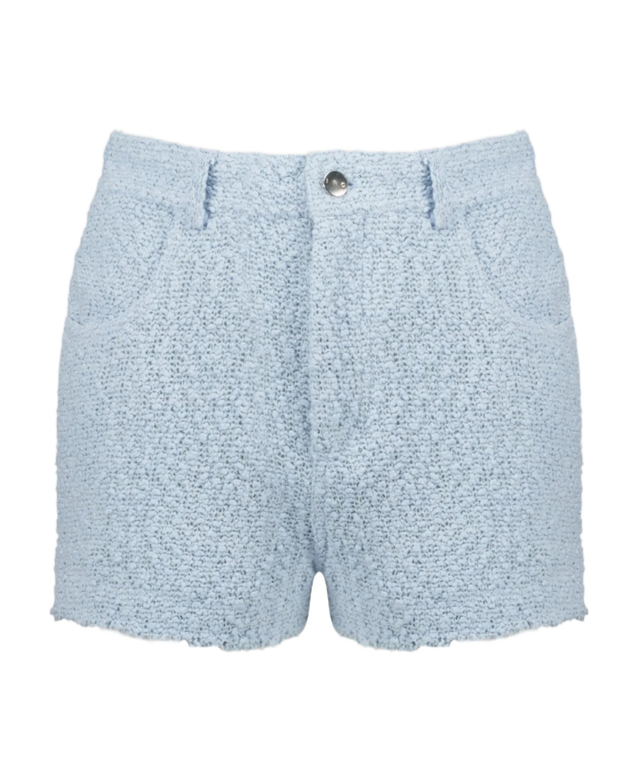 Iro Belt-loop Shorts In Blue