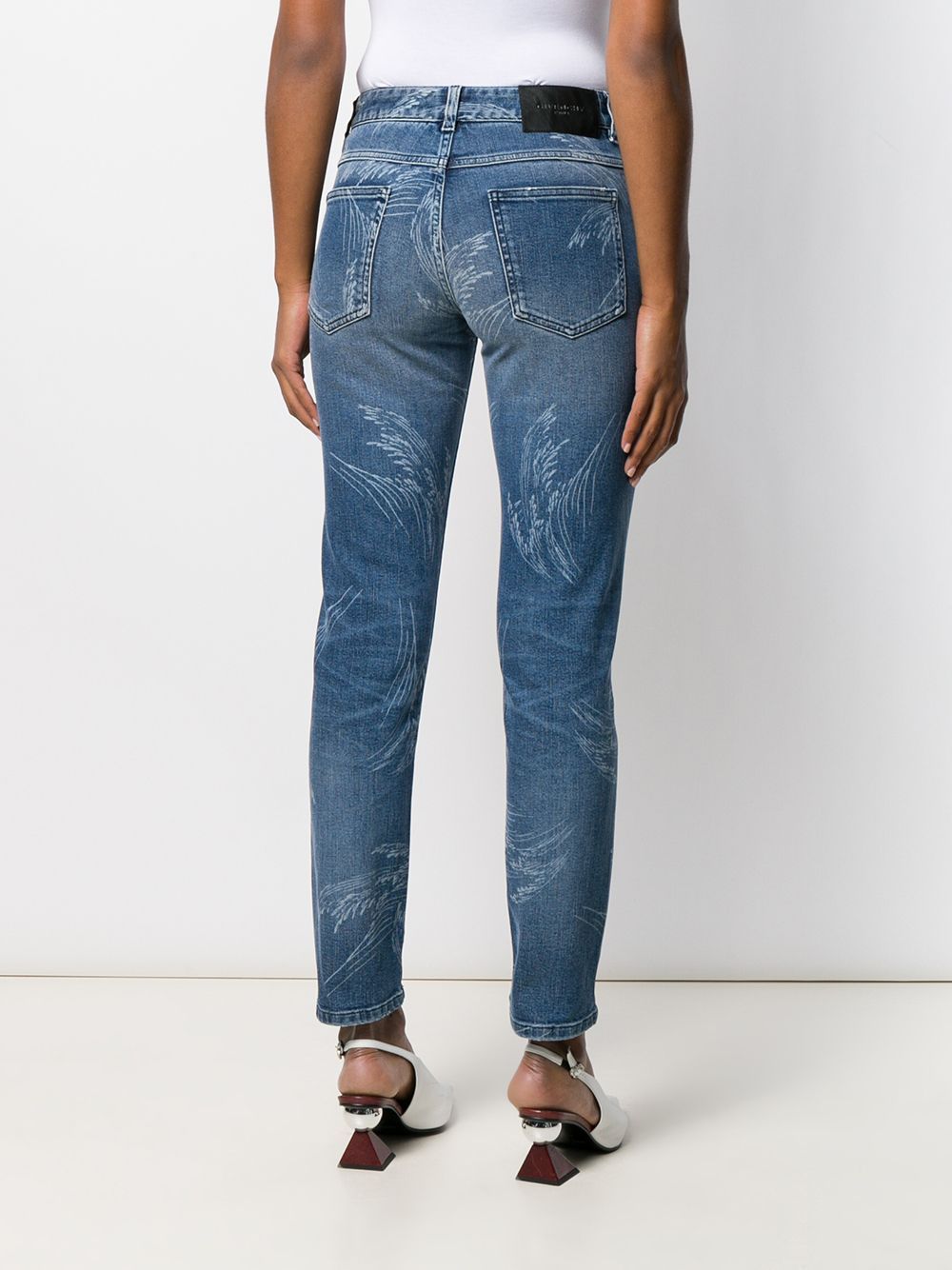 Givenchy Logo Details Jeans In Blue