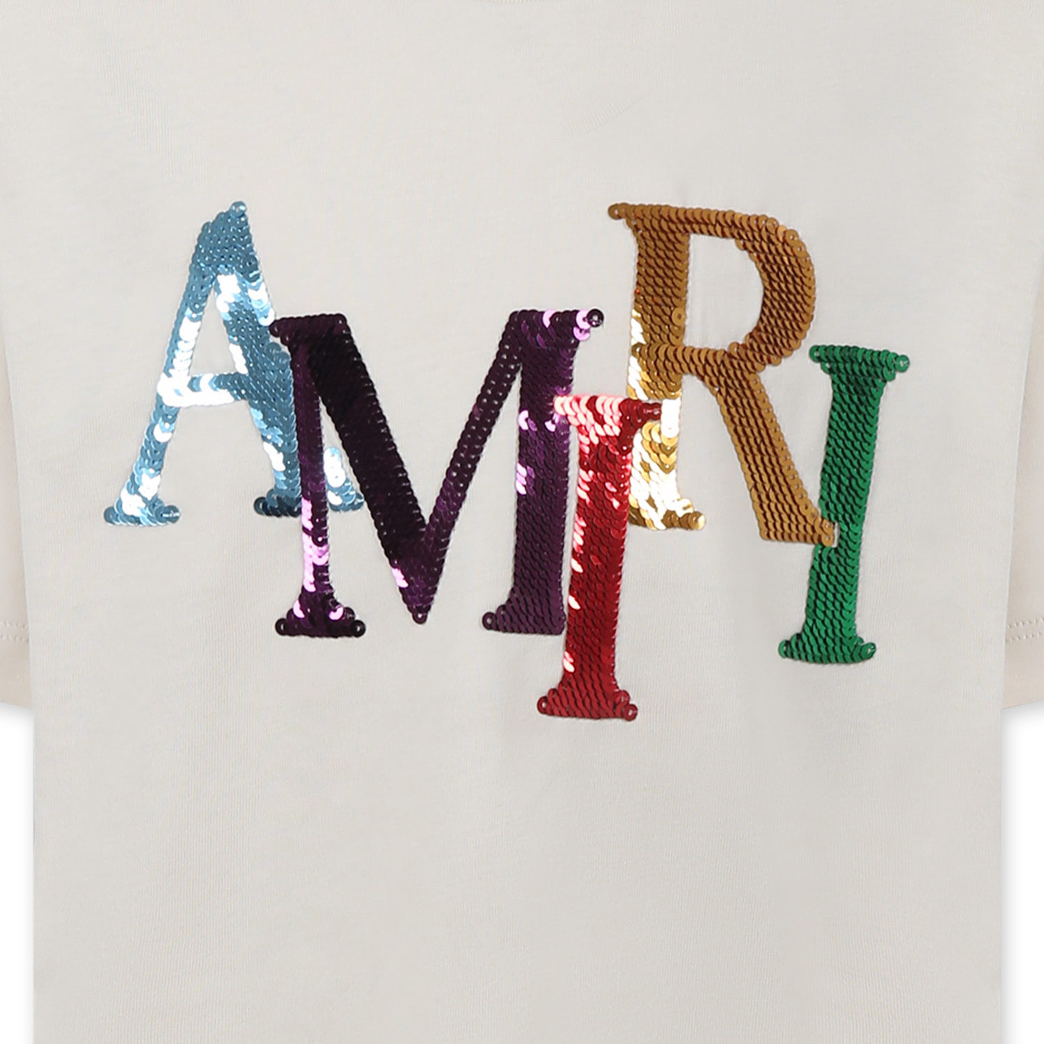 Amiri Open-necked Black Shirt In White