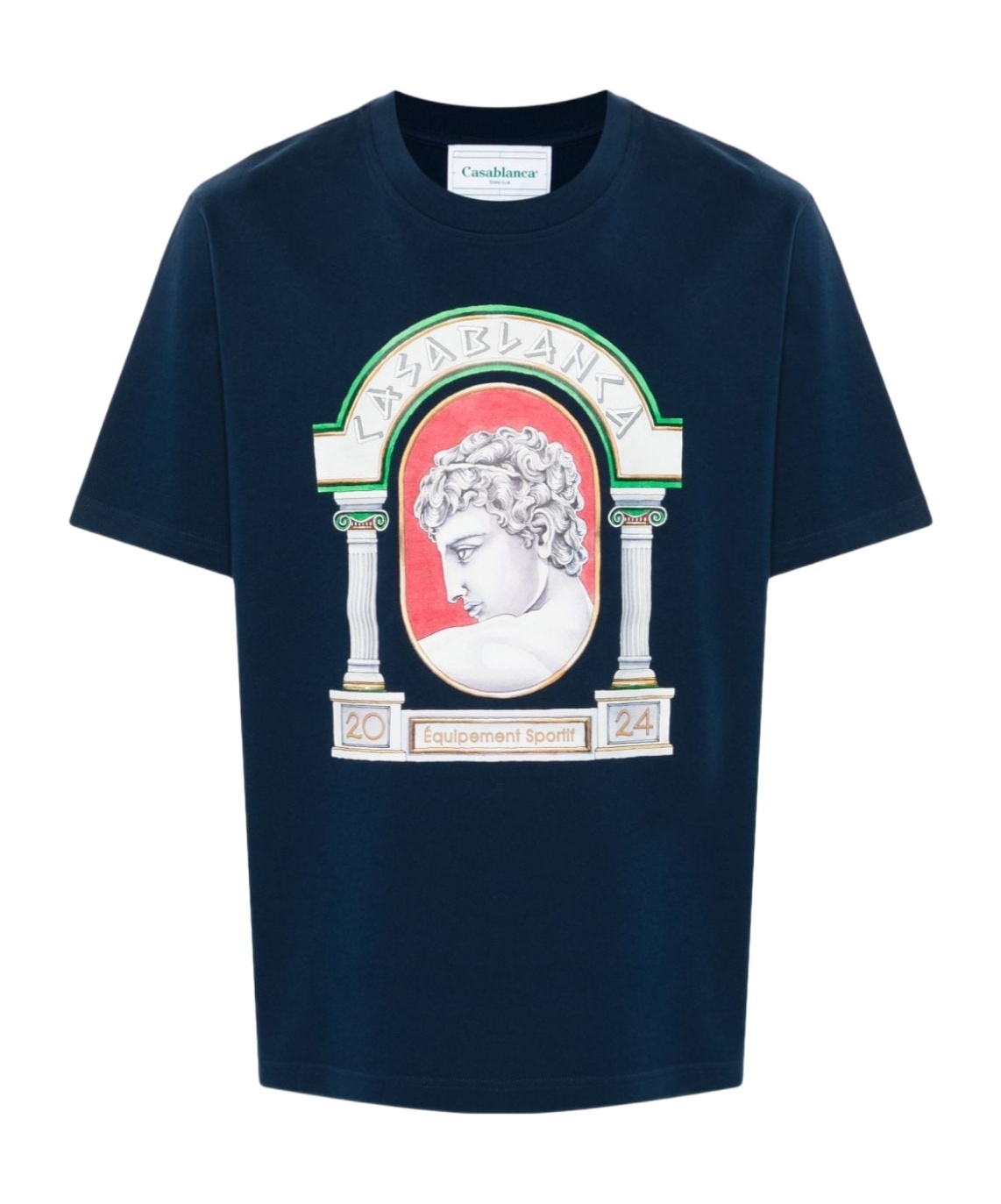 Shop Casablanca Short-sleeved T-shirt In Black