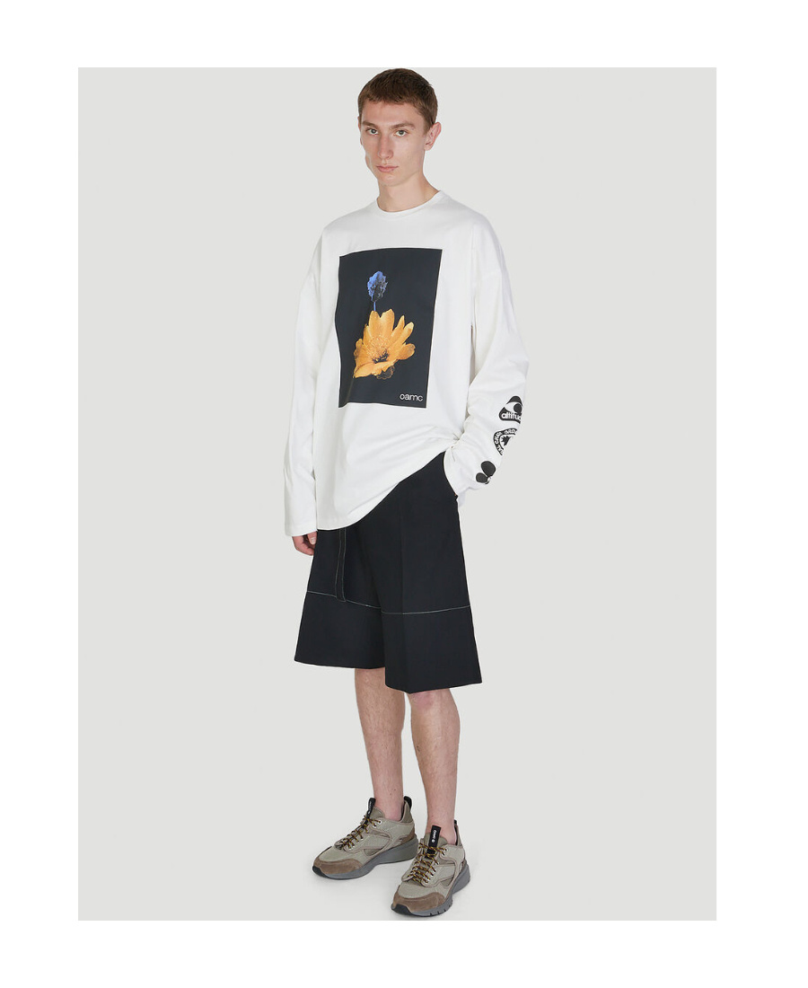 Oamc Long-sleeved T-shirt In White