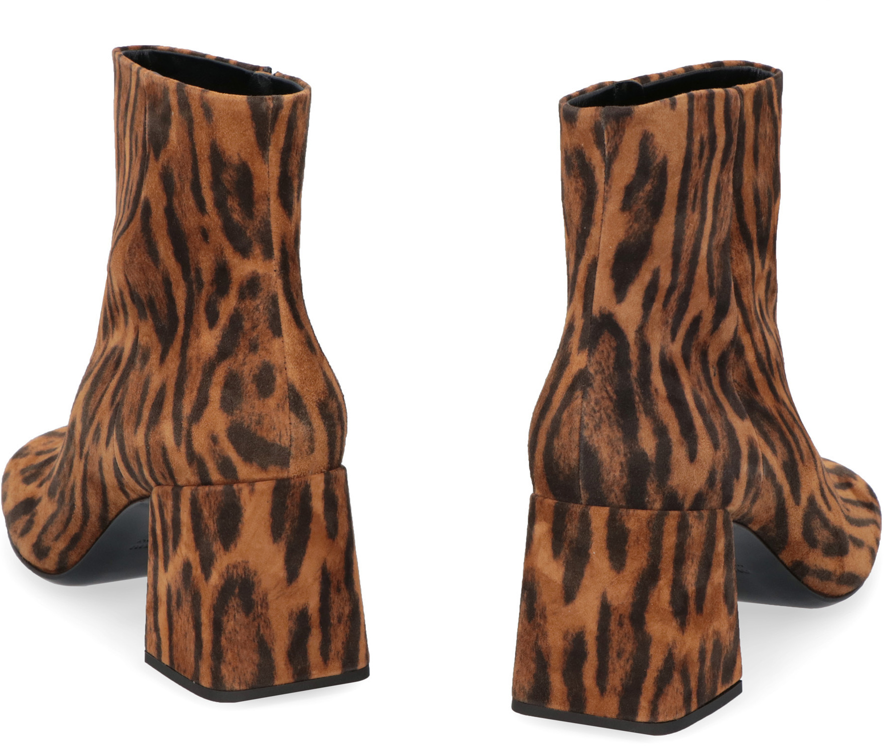 Miu Miu 80mm Leopard-print Ankle Boots In Brown