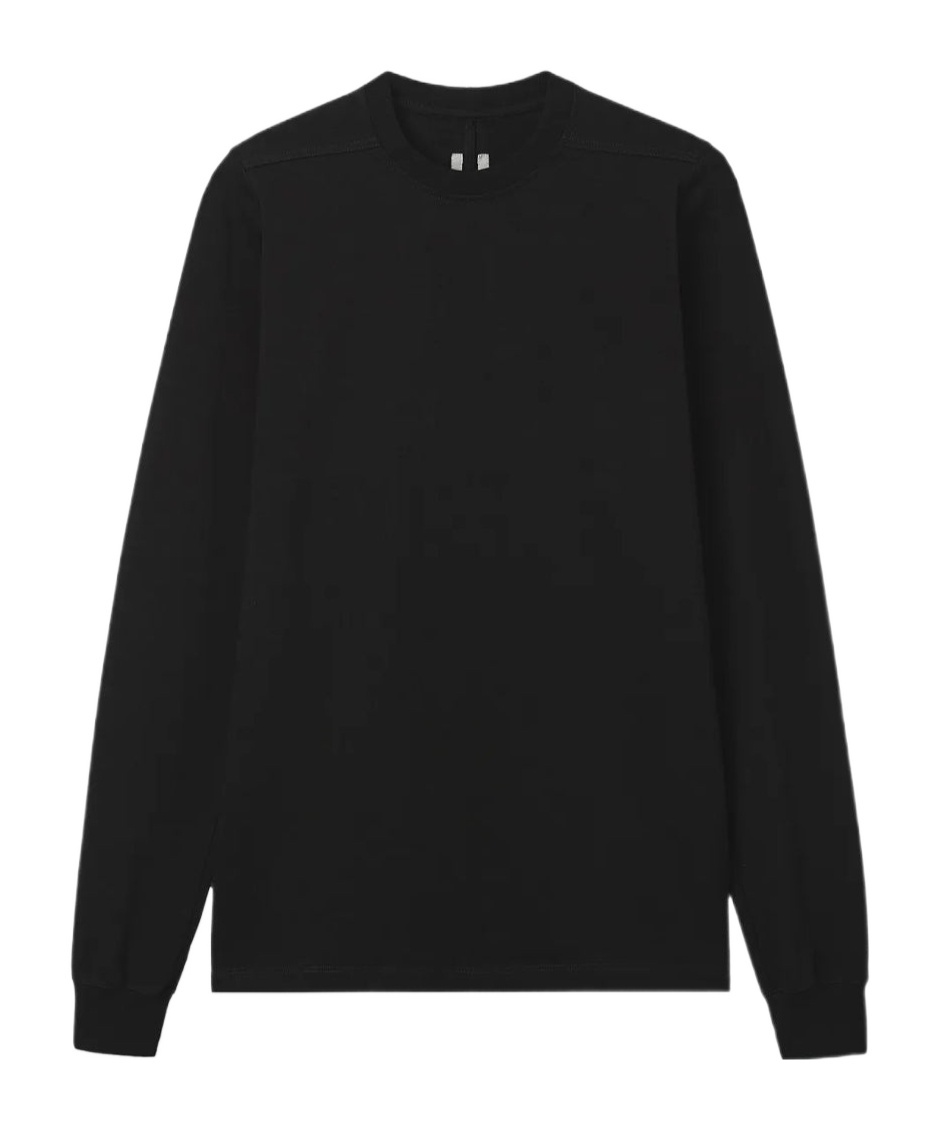 Rick Owens Seam-detail Cotton Sweatshirt In Black