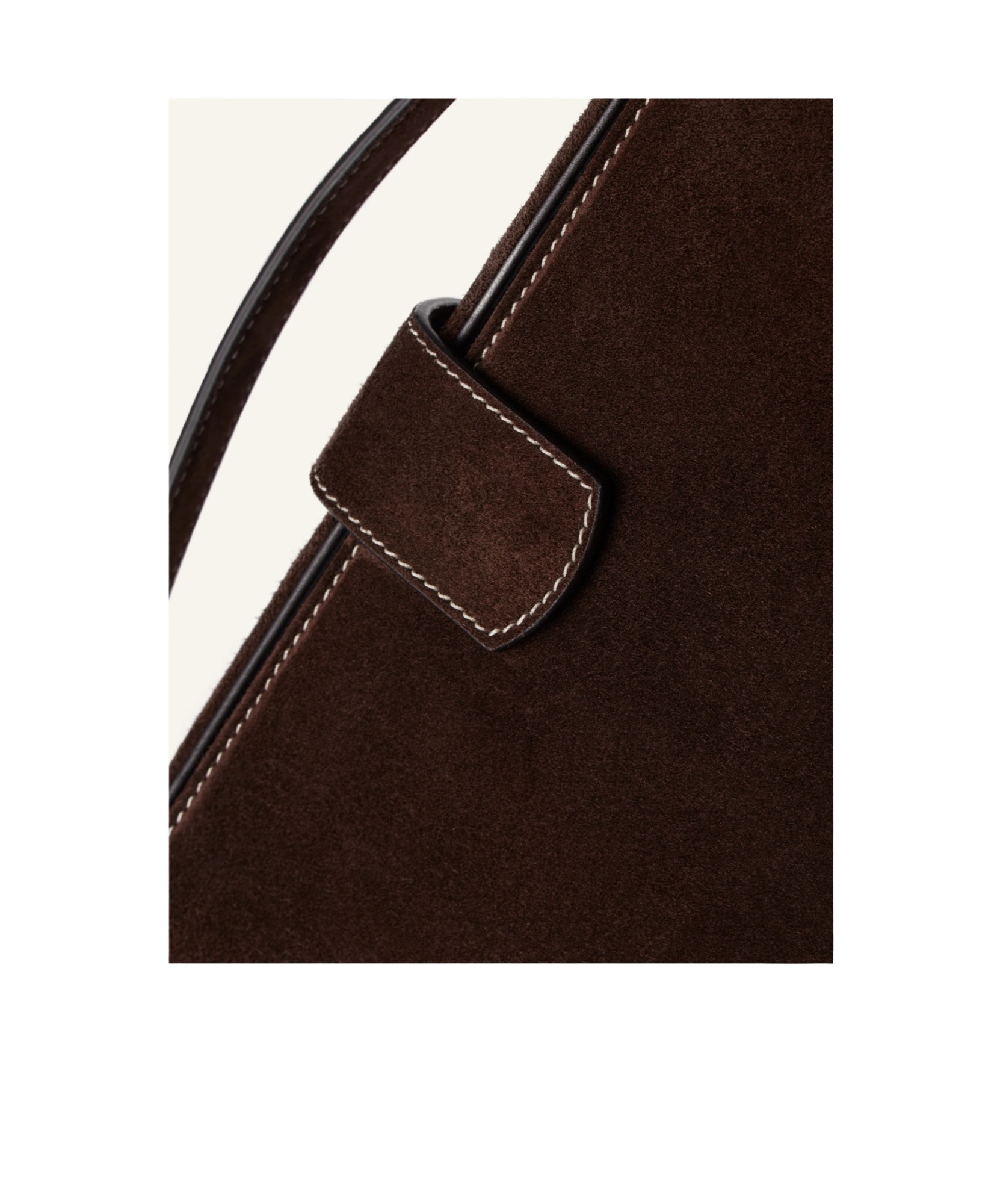 Magda Butrym Apolonia Bag In Brown Suede With Flower Charm