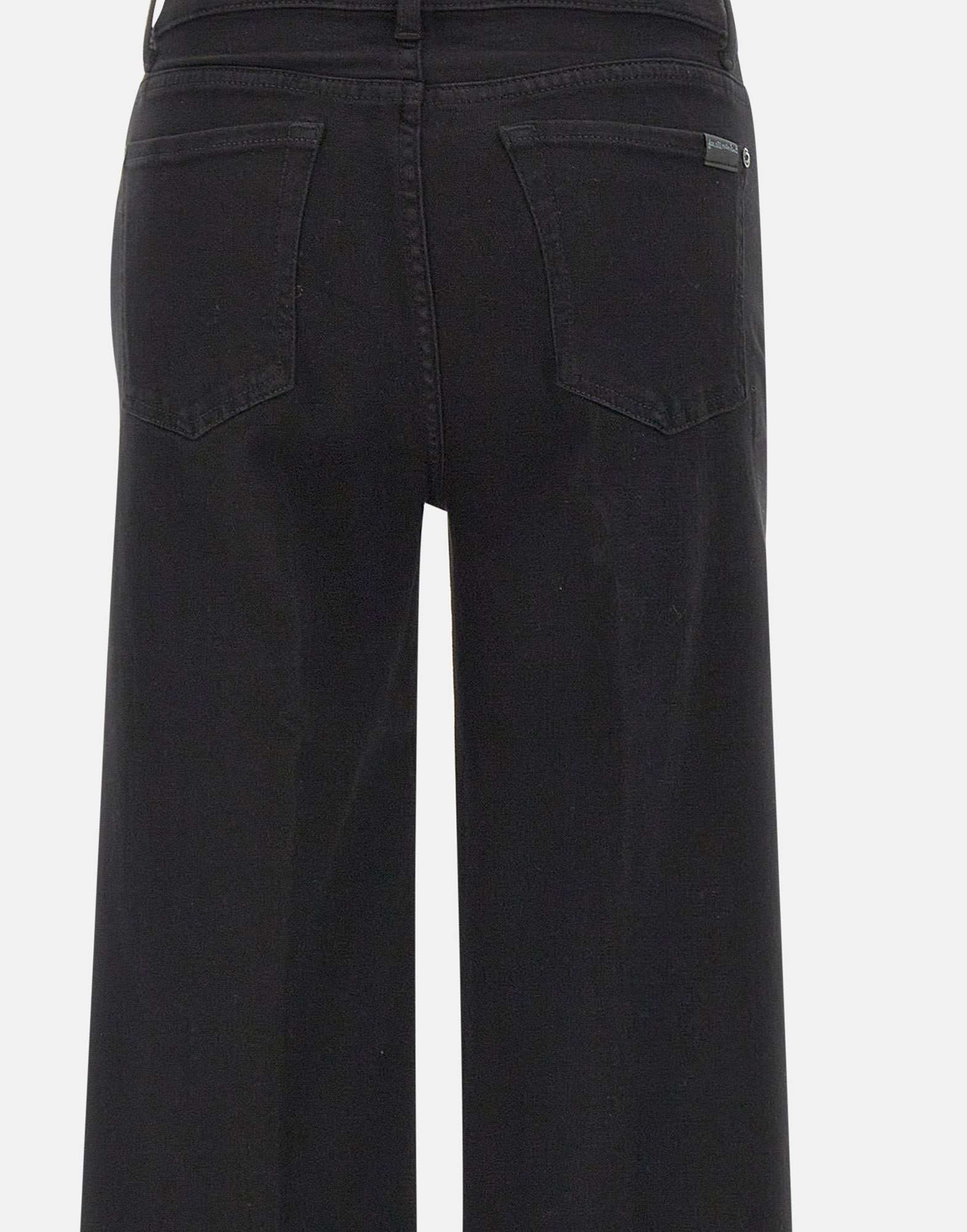 7 For All Mankind Straight-leg Jeans In Black