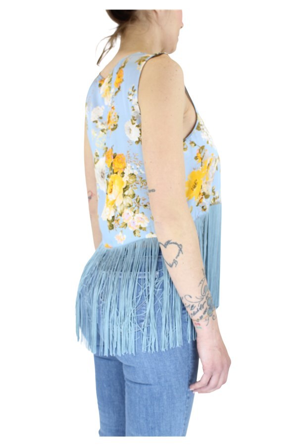 Jucca Top Scollo V In Blue