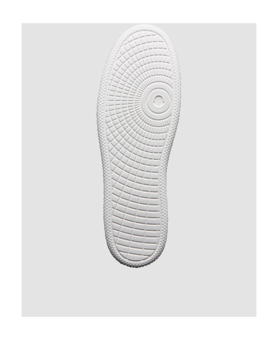 Shop Moncler Monaco M Low-cut Lace-up Sneakers In White