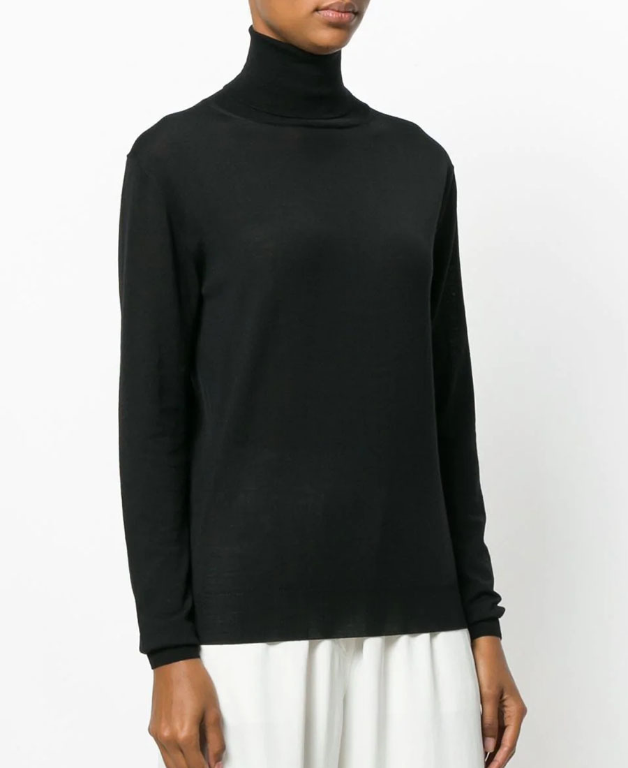 Stella Mccartney Turtleneck Jumper In Black