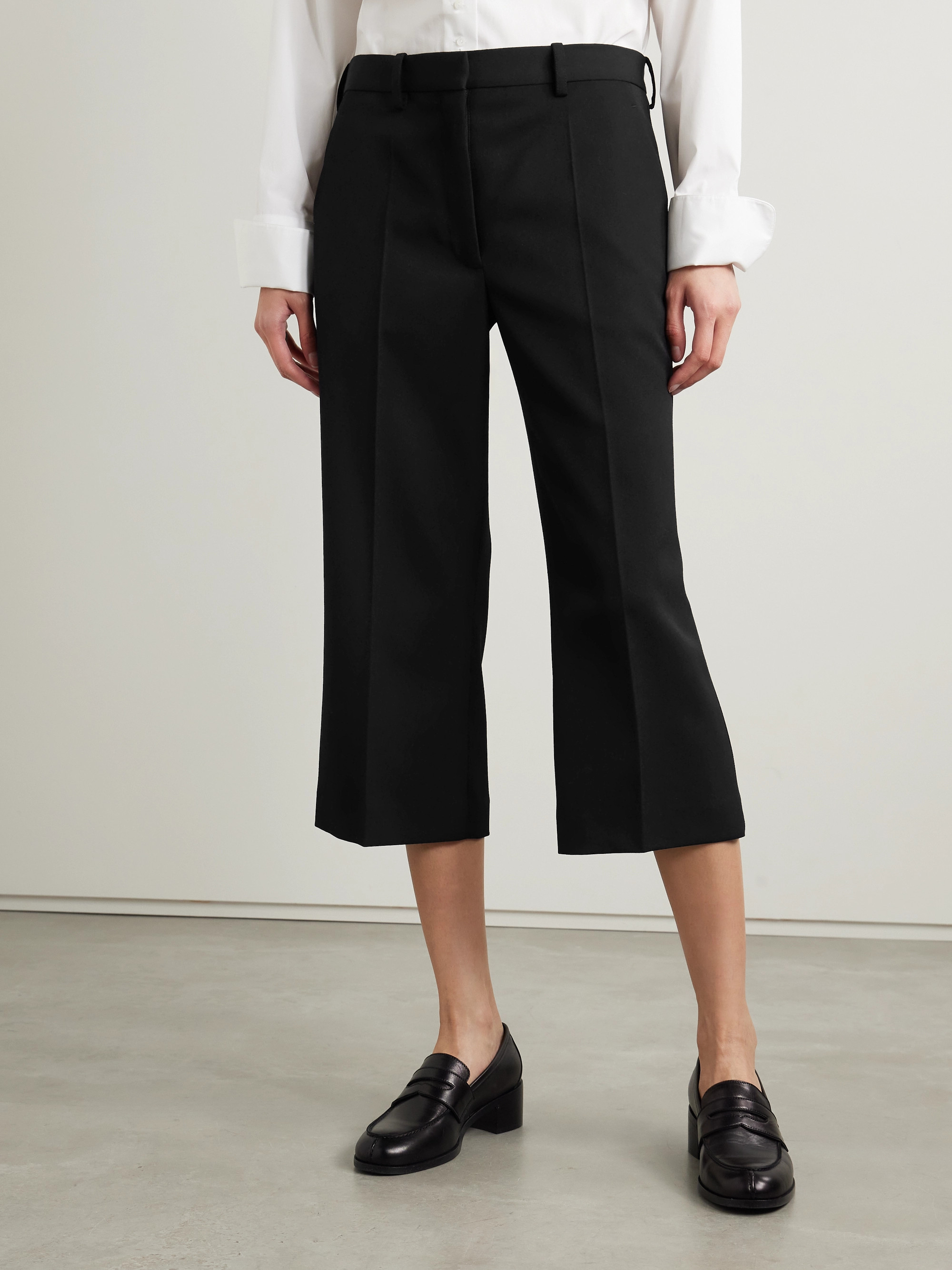 The Row Belt Ring Casual Pants In Black