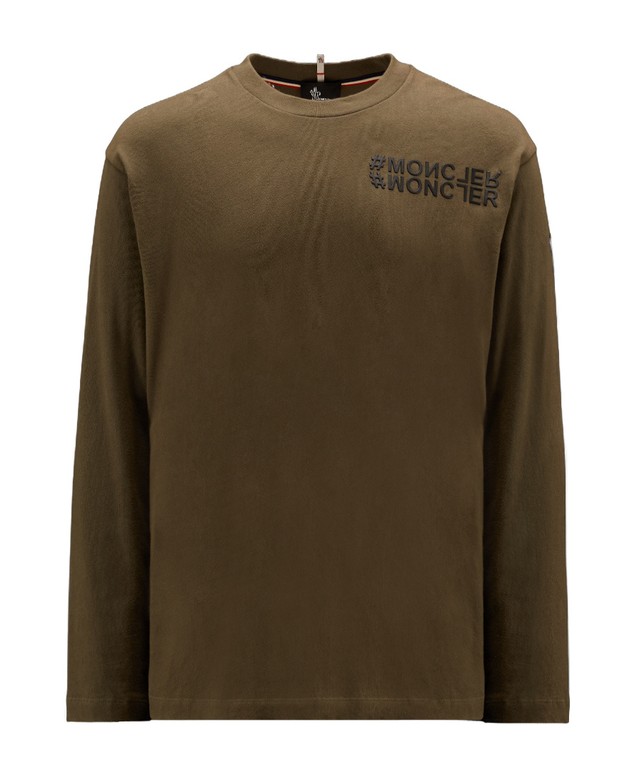 Moncler Long Sleeved T-shirt In Green