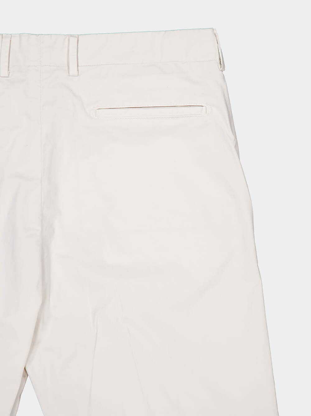 Boglioli Belt Loop Trousers In White