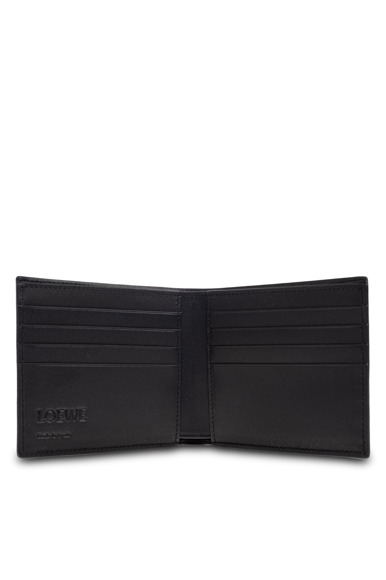 Loewe Logo-embossed Leather Billfold Wallet