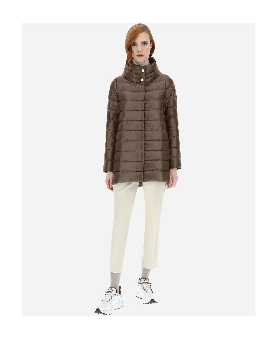 Herno Amelia Down Jacket In Brown