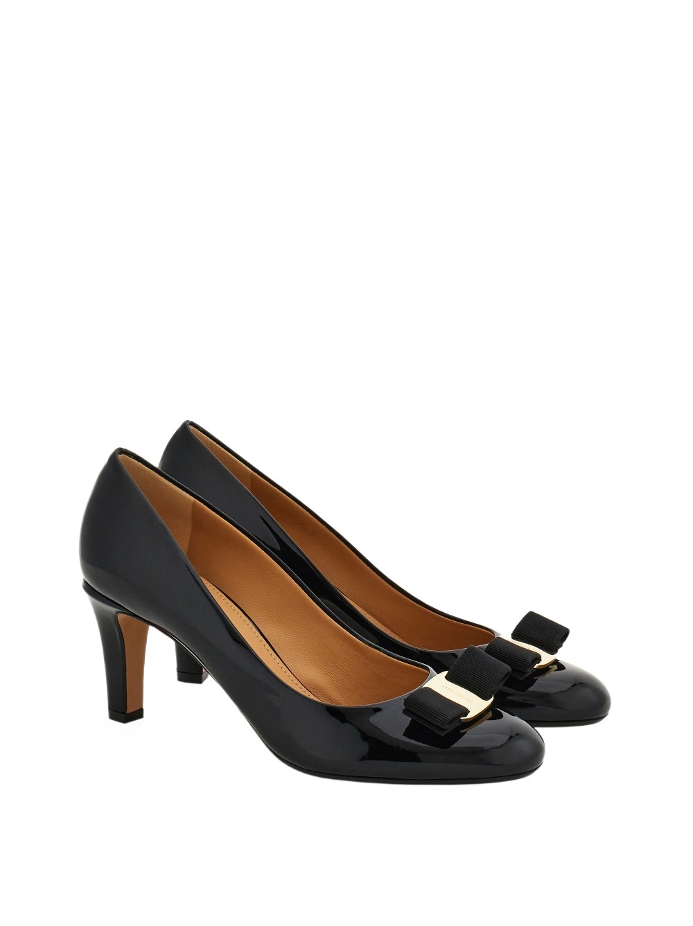 Ferragamo Vara Bow Pump Shoecarla In Black