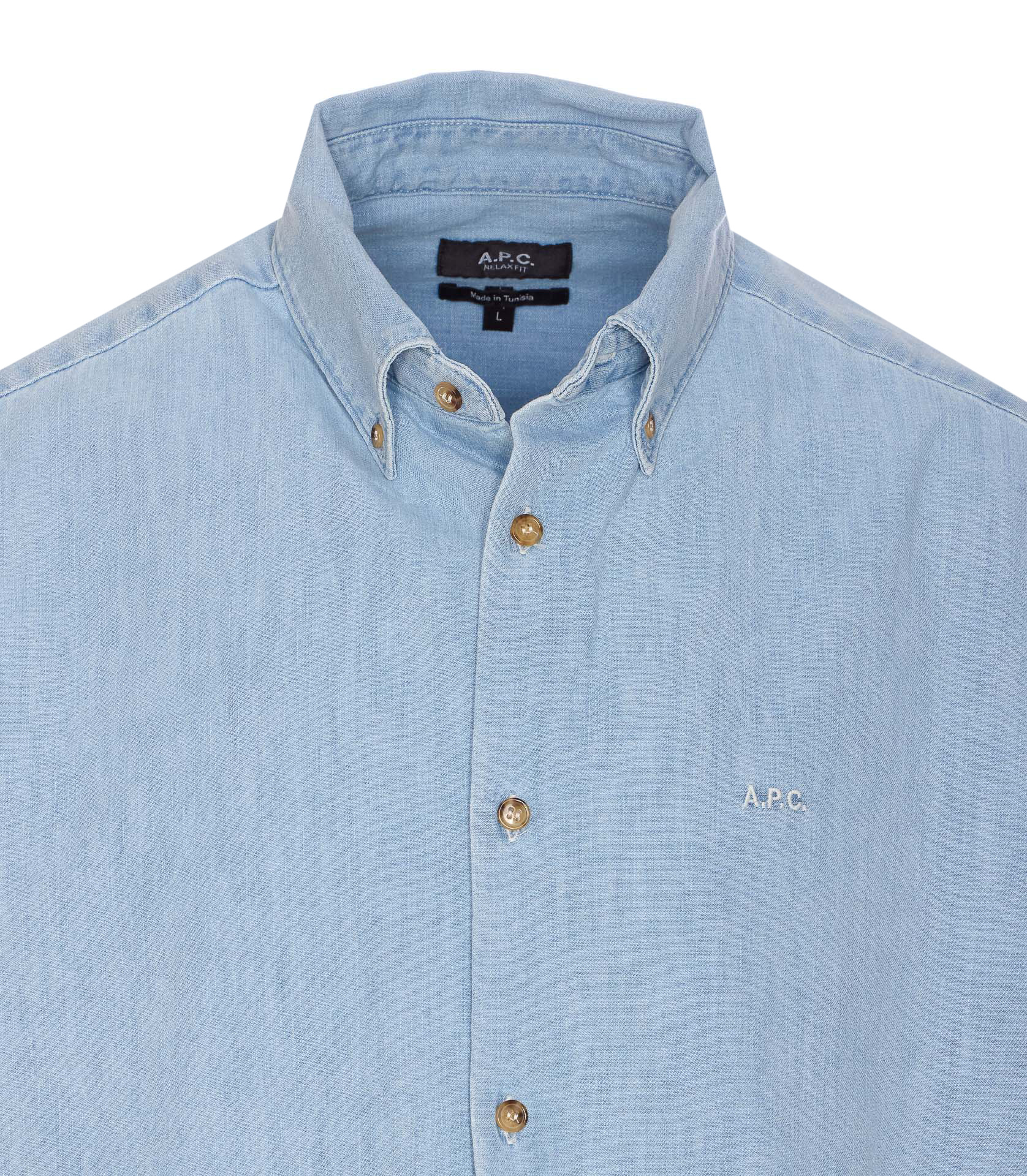 Apc A.p.c. Chemise Mathias In Blue