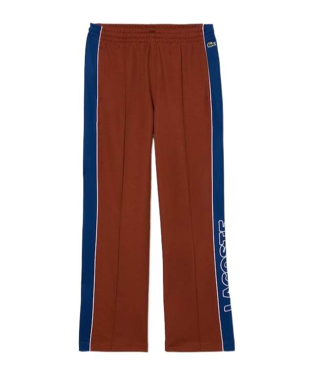 Lacoste Logo Sweatpants In Brown