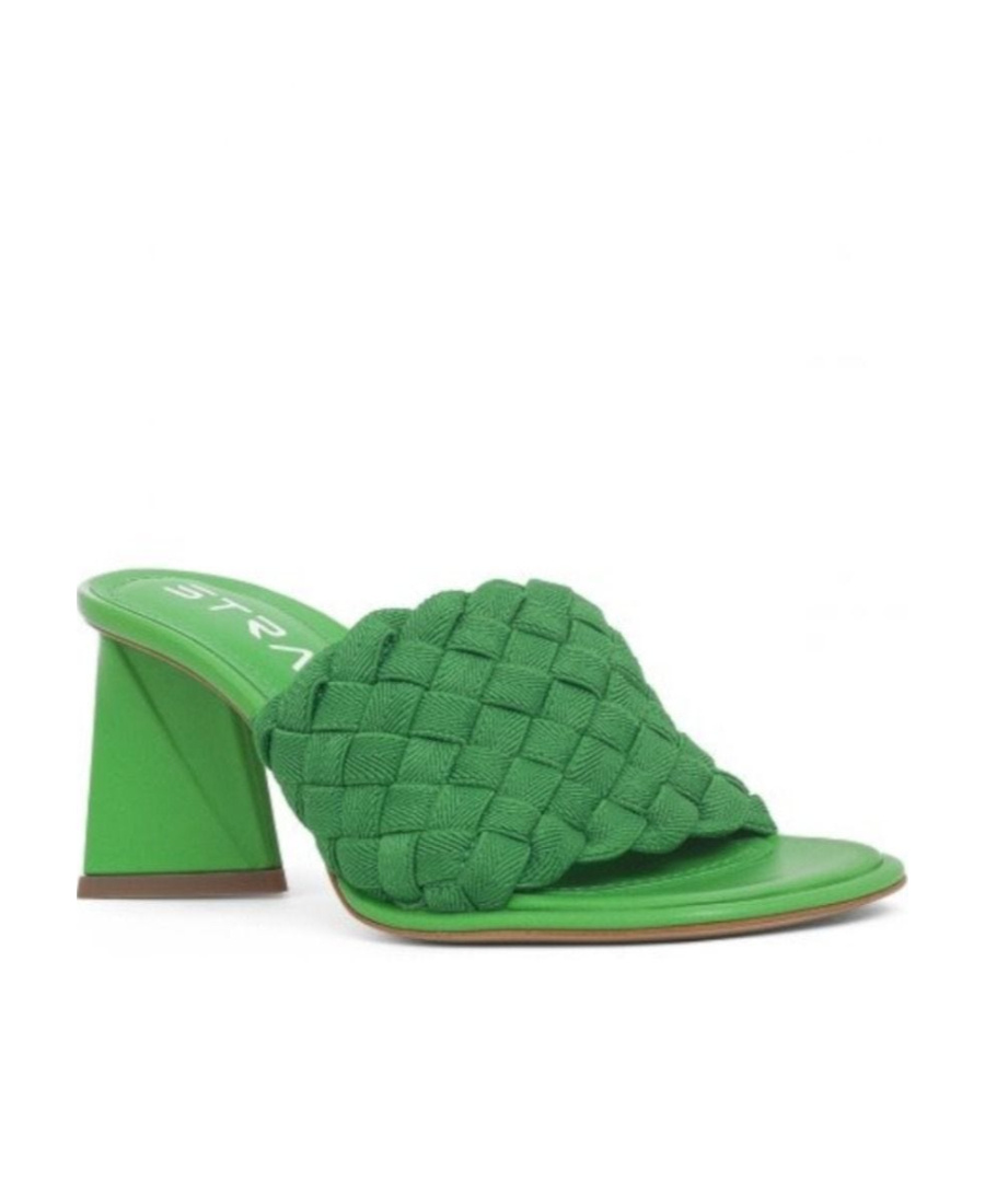 STRATEGIA KNITTED HIGH-HEELED SANDALS
