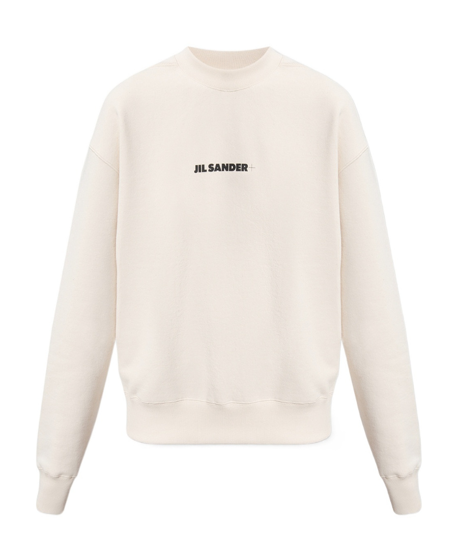 Shop Jil Sander Logo Sweatshirt In White