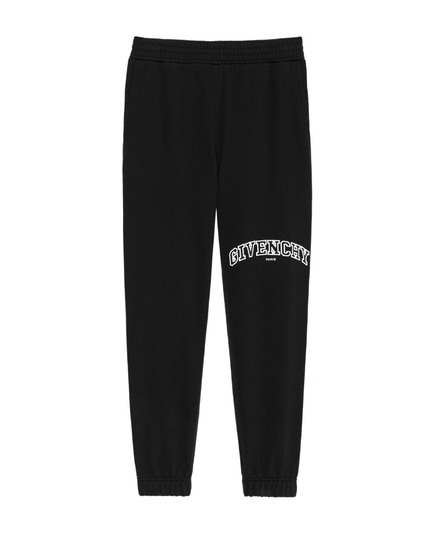 Givenchy Logo-embroidered Tapered Sweatpants In Black