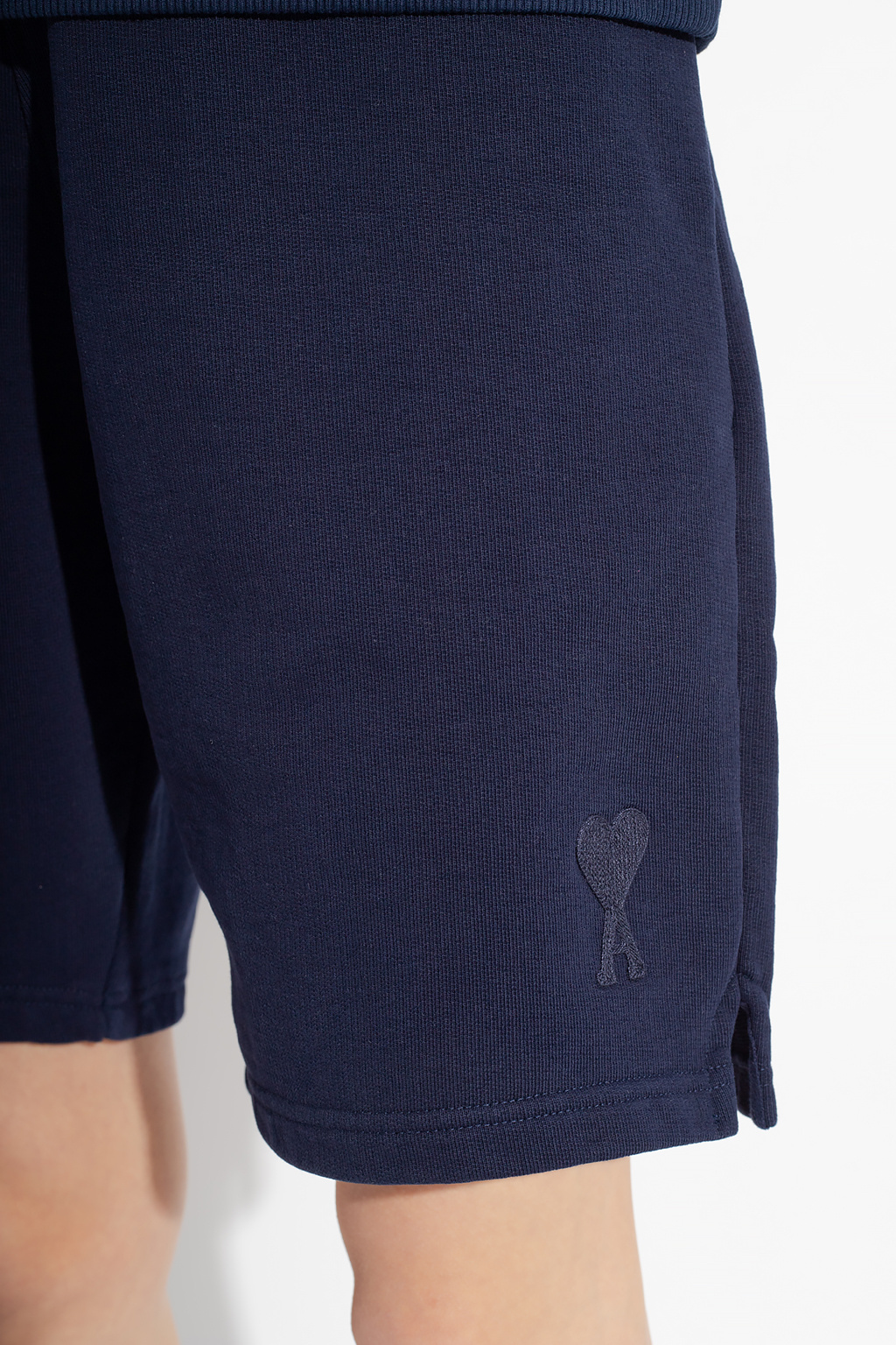 AMI ALEXANDRE MATTIUSSI DRAWSTRING TRACK SHORTS