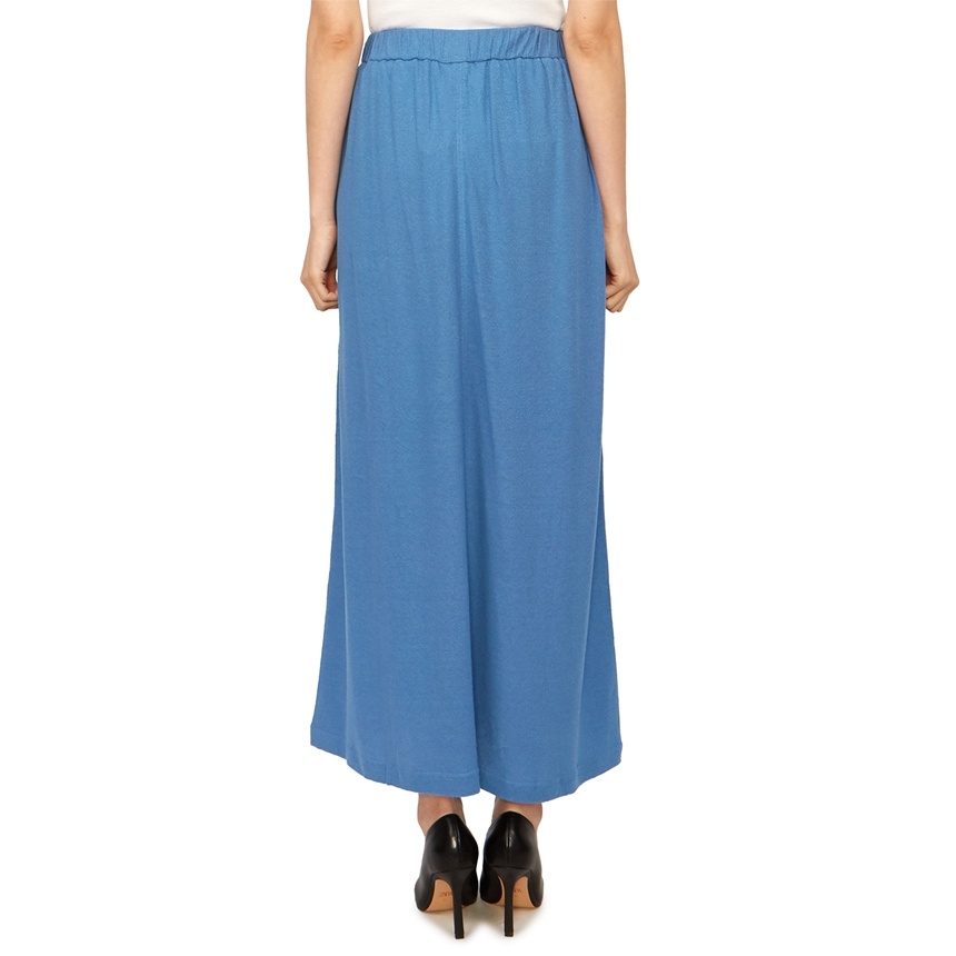 Max Mara Logo Skirt In Blue